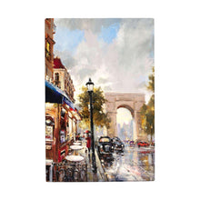 Load image into Gallery viewer, ARC DE TRIOMPHE Paris Street Scene Ceramic Art Tile by Brent Heighton – 30x20 cm Wall Art Ready to Hang