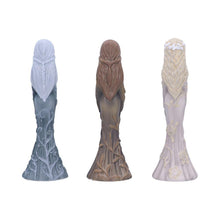 Load image into Gallery viewer, Wiccan Maiden, Mother & Crone Figurines Set 15cm Triple Goddess Statues Spiritual Altar Decor