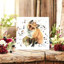 Load image into Gallery viewer, FREDDIE Fox Ceramic Art Tile by Bree Merryn 20x20 cm - Ready to Hang, Gift Boxed