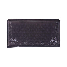 Load image into Gallery viewer, Dark Dragon Scale Purse Gothic Wallet Fantasy Gift Mythical Embossed Accessory