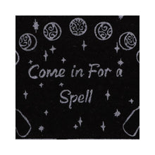 Load image into Gallery viewer, Come in for a Spell" Witchcraft Doormat | 45x75cm Coco PVC Backed | Gothic Decor