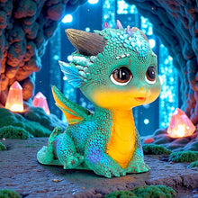 Load image into Gallery viewer, Blaze Mini Dragon Statue Cute Baby Fantasy Figurine Ornament Mythical Decor