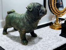 Load image into Gallery viewer, Adorable Pug Dog Statue in Resin, 16cm – Lifelike Pet Sculpture for Home Decor, Perfect Gift for Dog Enthusiasts