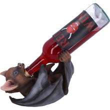 Load image into Gallery viewer, Gothic Bat Wine Bottle Holder | Vampire Bat Wine Rack 23cm Gothic Home Decor