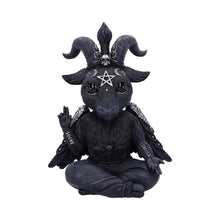 Load image into Gallery viewer, Baphomet Figurine Occult Goat Statue Gothic Fantasy Altar Ornament Wiccan Figurine