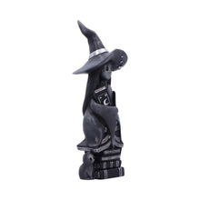 Laden Sie das Bild in den Galerie-Viewer, Little Souls Shine Figurine Mystical Witch & Spell book Gothic Wiccan Altar Decor
