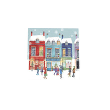 Load image into Gallery viewer, Christmas Shopping Ceramic Art Tile by K.T. Bentley - 20x20 cm - Ready to Hang - Perfect Gift