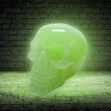 Load image into Gallery viewer, Glow-in-the-Dark Resin Skull - Luminous Gothic Decor, Unique Collectible Ornament, 13 cm