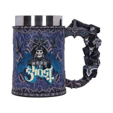 Load image into Gallery viewer, Papa Emeritus Evolution Tankard | Ghost Band Gothic Resin Mug 18.5cm Gift Boxed