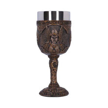Load image into Gallery viewer, Valkyrie Goblet Resin Ornament - Nordic Mythology Stainless Steel Insert