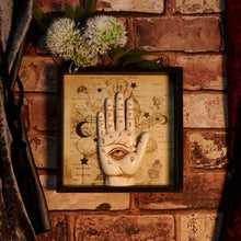 Load image into Gallery viewer, eBay Listing for "Palmistry Companion Framed Chiromancy Wall Mounted Art - 20.2cm"