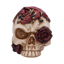 Laden Sie das Bild in den Galerie-Viewer, Gothic Fantasy Dragon & Skull Statue Mythical Creature Ornament Romantic Decor