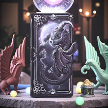 Load image into Gallery viewer, Lucifly Gothic Embossed Purse Moon Design Wallet Cult Cuties Dark Fantasy Gift