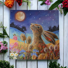 Load image into Gallery viewer, Judith Yates - "Signs of Spring" Ceramic Picture Tile (20 x 20 cm) | Handcrafted, Vibrant Art Decor for Home