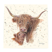 Load image into Gallery viewer, Highland Harmony Ceramic Art Tile by Bree Merryn | 20x20cm | Ready to Hang | Gift Boxed