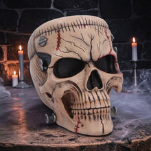 Load image into Gallery viewer, Frankenstein Monster Skull Ornament 15.1cm Gothic Horror Stitched Head Halloween Gift