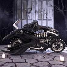 Laden Sie das Bild in den Galerie-Viewer, JR Grim Reaper on Motorcycle Figurine Gothic Biker Skull Statue Skeleton Horror Gift