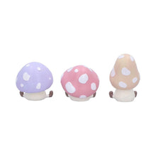 Load image into Gallery viewer, 3 Adorable Wise Toadstools Figurines Cute Whimsical See No Hear No Speak No Evil