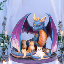 Load image into Gallery viewer, Foster Family Dragon and Cats Figurine | Selina Fenech Fantasy Ornament Hand-Painted Resin 12.5cm