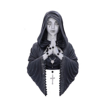 Laden Sie das Bild in den Galerie-Viewer, Gothic Prayer Nun Wall Plaque Witchy Hanging Dark Fallen Angel Figurine Art Decor