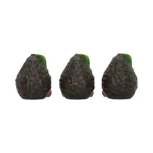 Laden Sie das Bild in den Galerie-Viewer, Quirky Three Wise Avocado Figurines Hear No See No Speak No Evil Novelty Decor