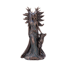 Load image into Gallery viewer, Hekate Goddess Statue Greek Mythology Figurine Triple Moon Deity Pagan Wiccan Ornament