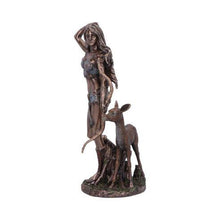Load image into Gallery viewer, Artemis Greek Goddess Bronze Statue | Huntress Figurine by Nemesis Now 29cm