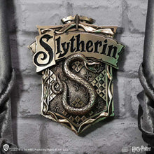 Load image into Gallery viewer, Harry Potter Slytherin Wall Plaque 19.8cm - Officially Licensed Hogwarts House Decor
