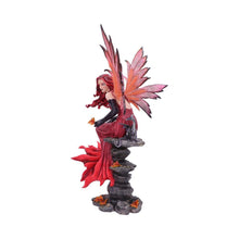 Load image into Gallery viewer, Enchanted Fairy & Dragon Fantasy Gothic Figurine Pagan Sculpture Mythical Decor