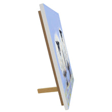 Load image into Gallery viewer, TOGETHER WE STAND Sheep Ceramic Art Tile 20x20 cm by Pankhurst Gallery | Ready to Hang | Beautiful Farmhouse Decor Gift