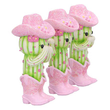 Load image into Gallery viewer, Three Wise Cactus Figurines Cute Novelty Ornament See Hear Speak Evil Decor