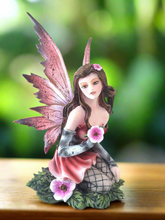 Load image into Gallery viewer, Enchanting Fairy Figurine - Handcrafted Fantasy Garden Decor | Collectible Fairy Statue