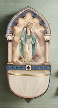 Charger l'image dans la galerie, Font bénite miraculeuse lumineuse avec des reflets dorés pour un cadeau religieux
