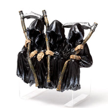 Laden Sie das Bild in den Galerie-Viewer, Gothic Reapers Shelf Sitters Figurine Skeleton Halloween Fantasy Art Ornament