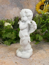 Load image into Gallery viewer, Musical Cherub Resin Statue - Angelic Flute Player Figurine - Inspirational Home Decor - Elegantly Boxed for Gifting-OsirisTradingUK