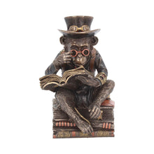 Laden Sie das Bild in den Galerie-Viewer, Steampunk Chimp Scholar Figurine Victorian Monkey Ornament Retro Science