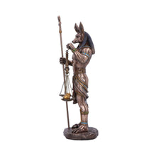 Laden Sie das Bild in den Galerie-Viewer, Egyptian Anubis Figurine Mythological Statue God of Death with Ankh and Scales