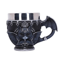 Load image into Gallery viewer, Nemesis Now Pinkys Up Cult Cuties Malpuss Cup – 11cm Gothic Collectible
