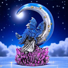 Laden Sie das Bild in den Galerie-Viewer, Mystical Dragon Crescent Moon Figurine Sleeping Dragonling Crystal Statue Gift