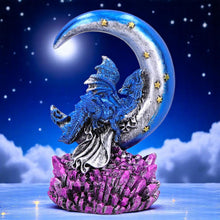 Load image into Gallery viewer, Mystical Dragon Crescent Moon Figurine Sleeping Dragonling Crystal Statue Gift