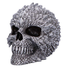 Load image into Gallery viewer, Dragon Scale Skull Statue Scaled Remains Figurine Gothic Collectible Ornament