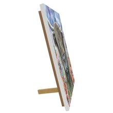 Load image into Gallery viewer, TEDDY HIGHLAND COW Ceramic Art Tile by Pankhurst Gallery 20X20 cm - Ready to Hang - Beautiful Gift