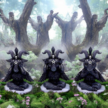 Load image into Gallery viewer, Three Wise Baphomet Set Occult Decor Gothic Horror Home Ornament Fantasy Figurine's
