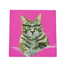 Load image into Gallery viewer, Ronnie Art Tile by Victoria Coleman - 20x20cm Ceramic Tile - Wall-Ready with Box