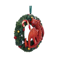 Load image into Gallery viewer, Anne Stokes Sweet Tooth Hanging Dragon Christmas Ornament 9cm Gothic Fantasy Resin Decoration