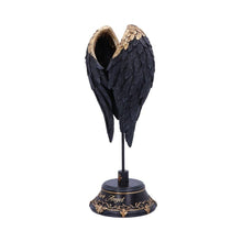 Load image into Gallery viewer, Dark Angel Wing Sculpture Figurine – 26cm Gothic Fallen Fae Decor