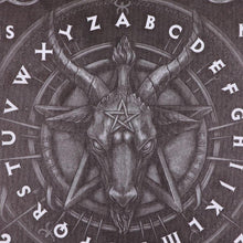 Load image into Gallery viewer, Baphomet Spirit Board | Gothic Occult Wood Ouija Board 38.5cm