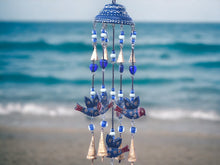Load image into Gallery viewer, Prezents.com Large Wind Chime with Blue Birds and Bells - Gorgeous Unique Hanging Decor 65cm-OsirisTradingUK