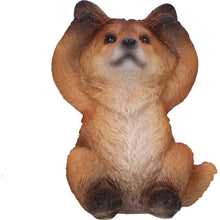 Laden Sie das Bild in den Galerie-Viewer, Three Wise Fox Figurines Set Hear See Speak No Evil statue Wisdom Ornaments