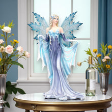 Load image into Gallery viewer, Aurora Frozen Fairy Figurine Winter Ice Queen Sculpture Fantasy Art Ornament